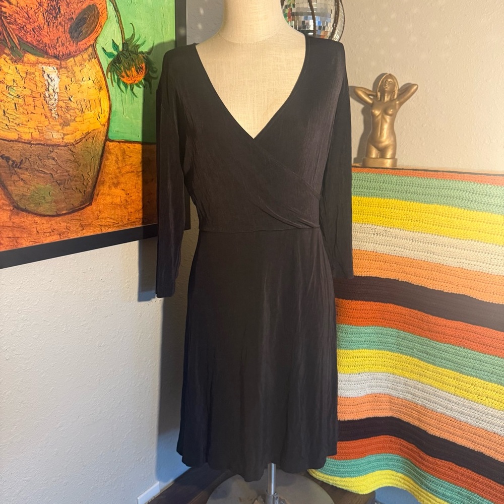 Chico's Black Long Sleeve Dress